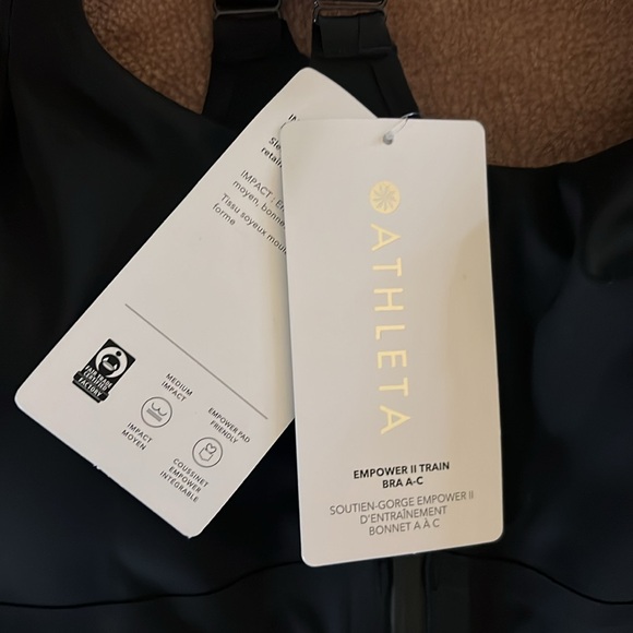 NWT Athleta Empowered Train Bra A-C Cup - Picture 5 of 9